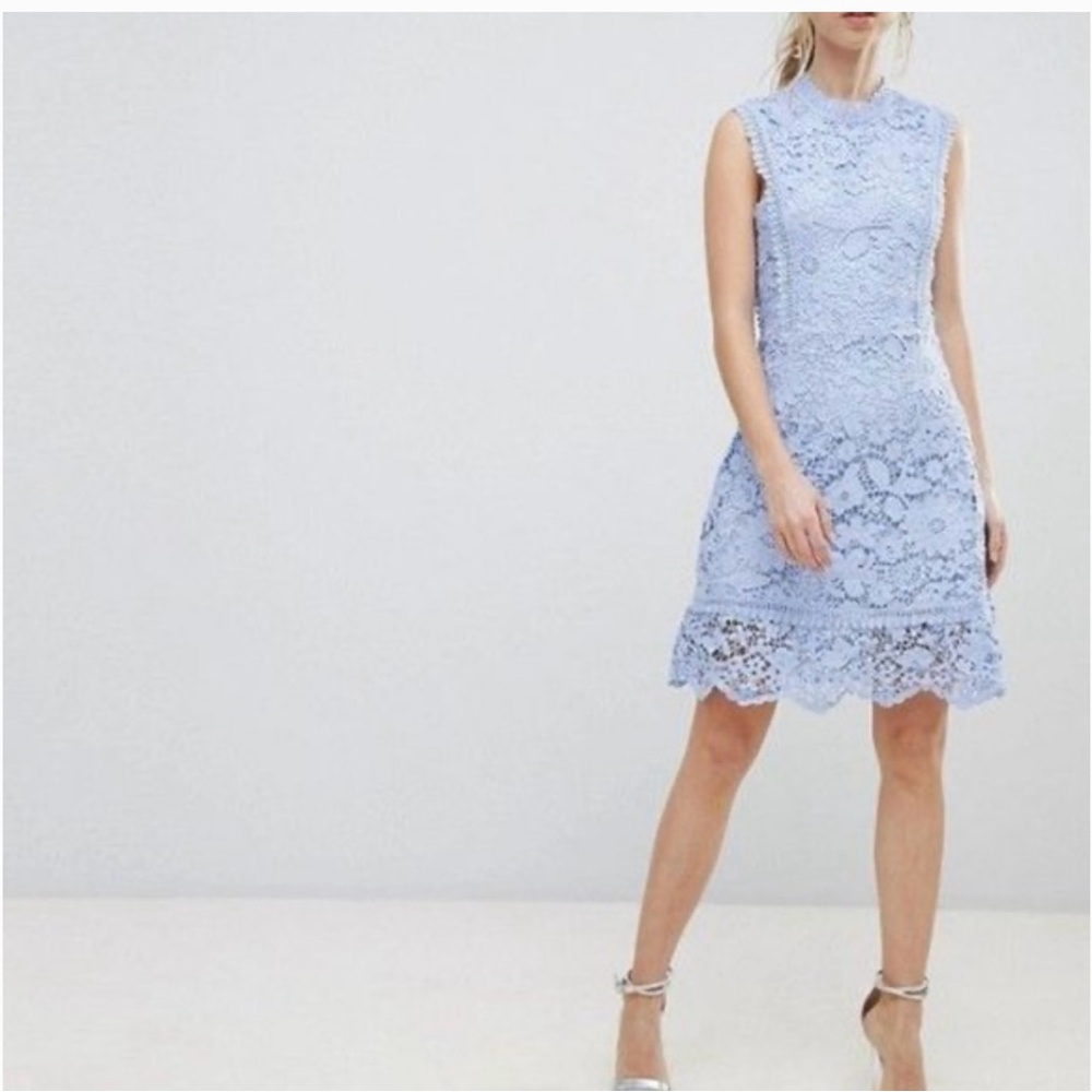 Boohoo Lace Midi Dress